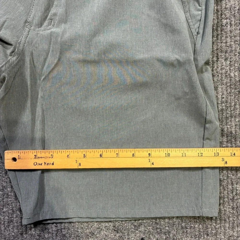 Reel Legends Mens Chino Shorts Size‎ 36 Gray Flat Front Outdoor High Rise
